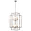 Grand lustre campagnard à 2 niveaux à 10 lumières à intensité variable de style lanterne, l 19 po 30,71 po-124236067-107168563