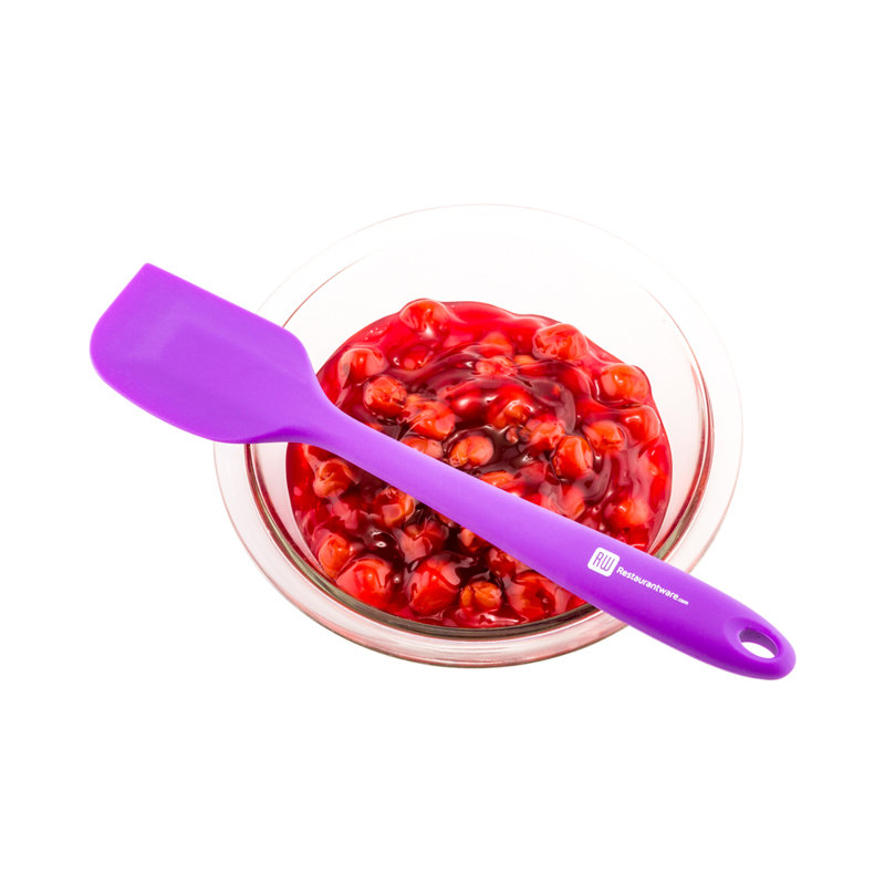 Spatule en silicone pour restaurant, Mauve