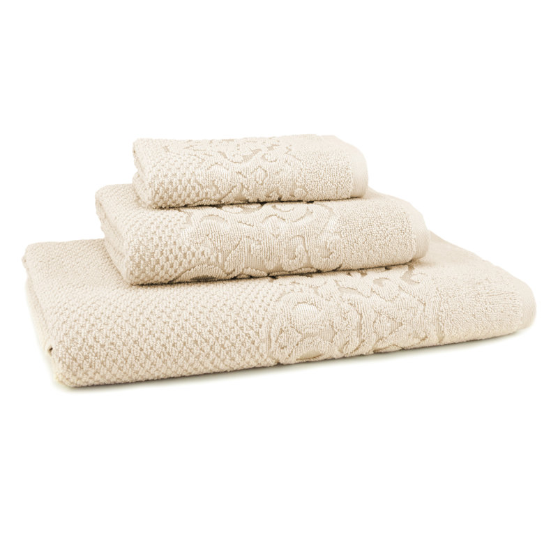 Serviette Parkerson, Beige, Ensemble 3 serviettes de bain