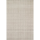 Nordgran Wool Striped Area Rug in Ivory