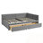 Full Size Velvet Alianna with Two Drawers and Armrests-1894044359