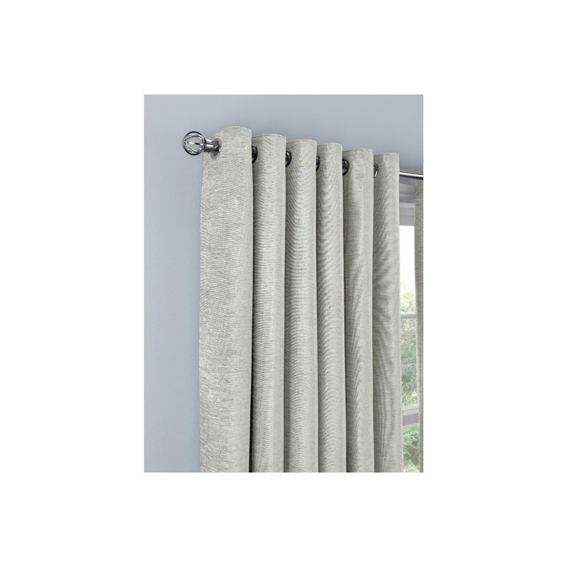 Avonell Room Darkening Curtain Panel Pair, 457 cm H x 229 cm W, Cream