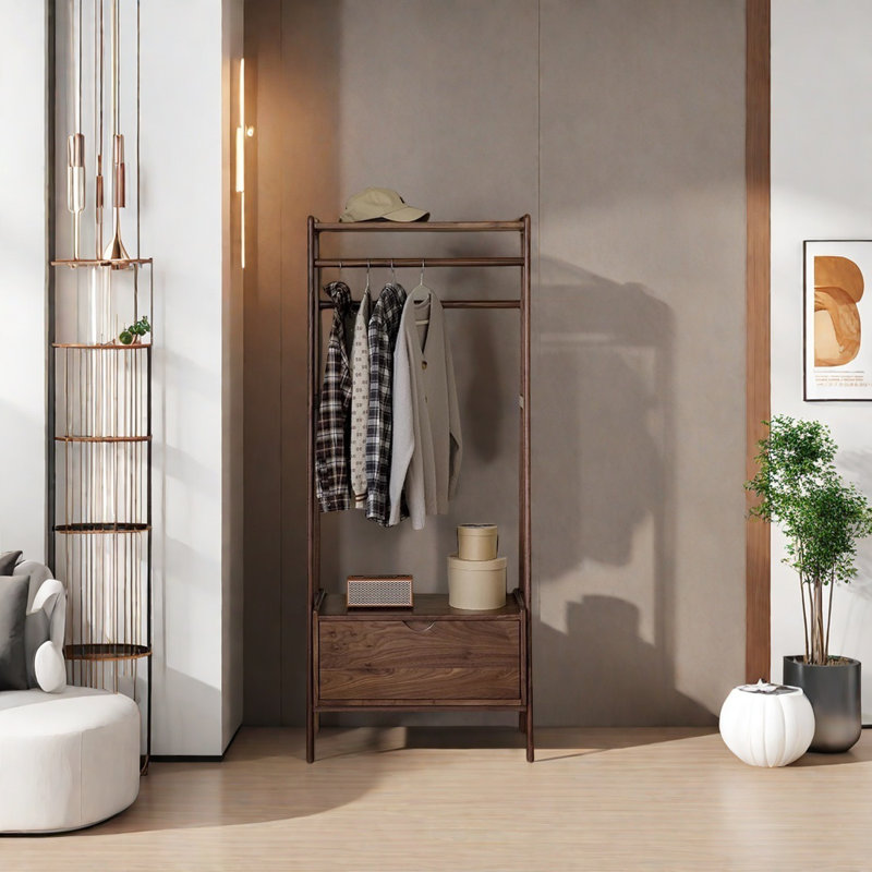 Multifunctional Coat Rack with Storage