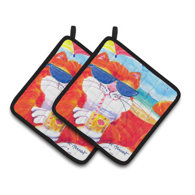 Caroline's Treasures Polyester Potholder Set