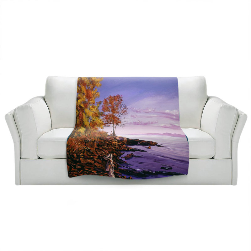 Hand Woven Throw Blanket, 68" x 80"