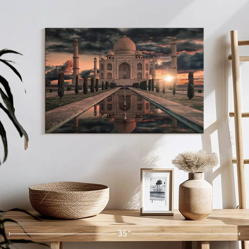 Taj Mahal à couper le souffle Adella, H 16 po x l 24 po