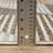 Eidan Industrial Geometric Blocks Beige/ Grey Area Rug-1793493759