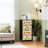 4 Drawer Dresser for Bedroom, Narrow Chest of Drawers, Wooden Top and Study Iron Frame 18"x37.5"-(WxH)