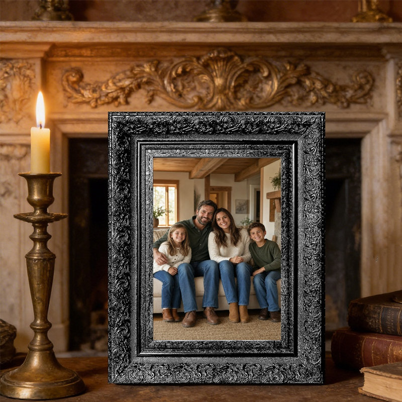 Cadre photo noir raffiné 3 pièces pour présentation de photos et de portrait de 8 po x 10 po, Black, 3, 8" W x 10" H