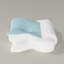 Oreiller cervical ergonomique en mousse à mémoire de forme, oreiller de soutien pour le cou avec housse amovible en soie et en coton, et coussin rond amovible-572435185
