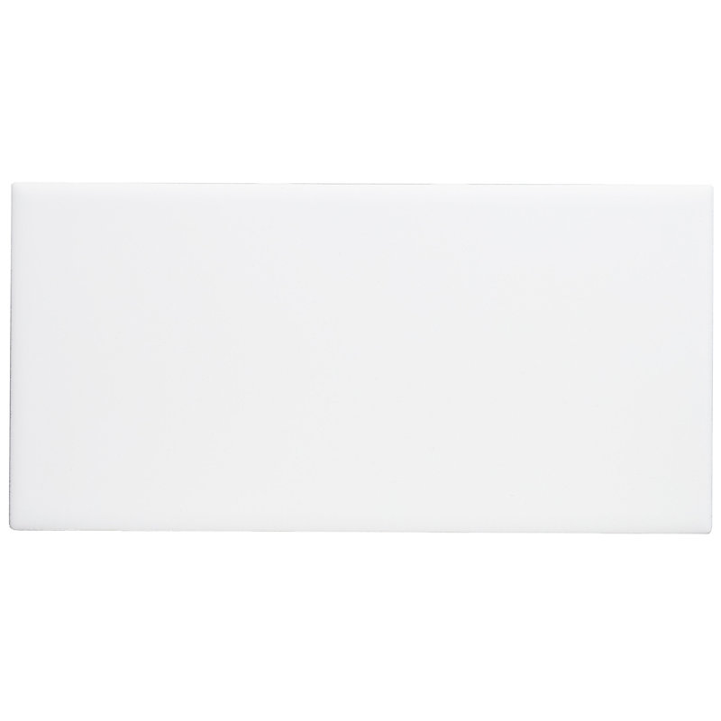 Berkeley 4" x 8" Ceramic Subway Tile, Matte Arctic White