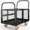 Chariot utilitaire robuste avec plateforme pivotante détachable 4-en-1 avec roues pivotantes détachables pour déplacer des boîtes de meubles