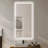 48×24 Inch Anti-Fog LED Bathroom Mirror With Modern Straight-Edged Design, 3 Color Dimmable Lighting, Horizontal/Vertical Wall Mount