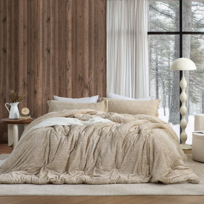 Mountain of Shoulder - Coma Inducer® Alaskan King Comforter Set - White Gold
