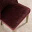 Chaises de salle à manger rembourrées à dossier haut avec pieds en bois massif, assise de 18 po-133632340