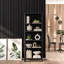 L 94 po x l 12,5 po - panneau mural à lattes en bois insonorisées et insonorisées 3D - Panneau décoratif en MDF Shiplap-118084830