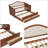 Twin Daybed with Trundle and Storage Drawers-773781447