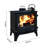 Freestanding domestic metal heating fireplace