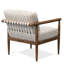 Fauteuil en coton de 28 po de large Francesca