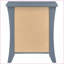 Table de chevet grise à 2 tiroirs avec tablette ouverte - Rangement pour chambre à coucher-591135907