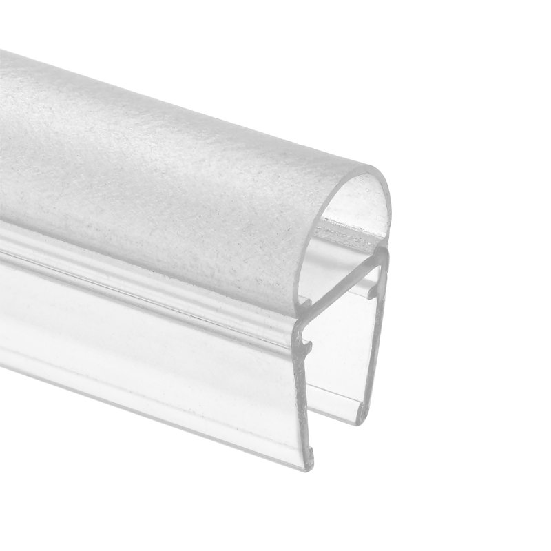 Ampoule de porte de douche en verre 1/4 po Prime-Line, joint latéral vertical, transparent, 78 po, pour porte sans cadre (paquet simple)