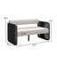 Causeuse d'extérieur en aluminium et PEHD avec coussins Sunbrella-439454591