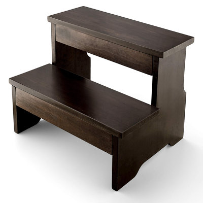 Durable Acacia Wood Step Stool For Kids And Adults, Multi-Functional And Eco-Friendly Design