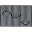Tapis intérieur / extérieur bleu en polypropylène touffeté à la machine Balchand-86811347