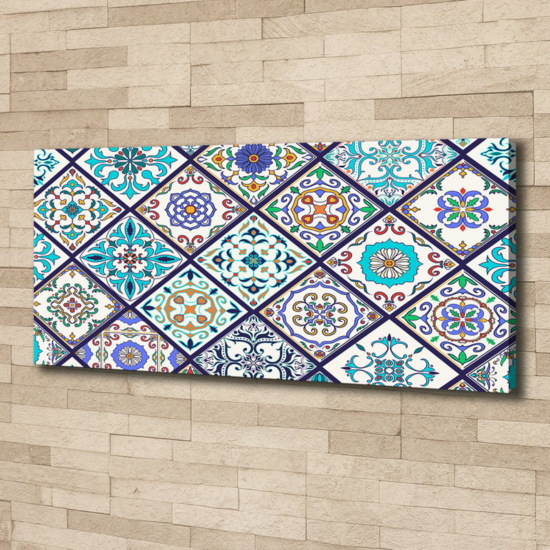 Ceramic Tiles - Wrapped Canvas Print