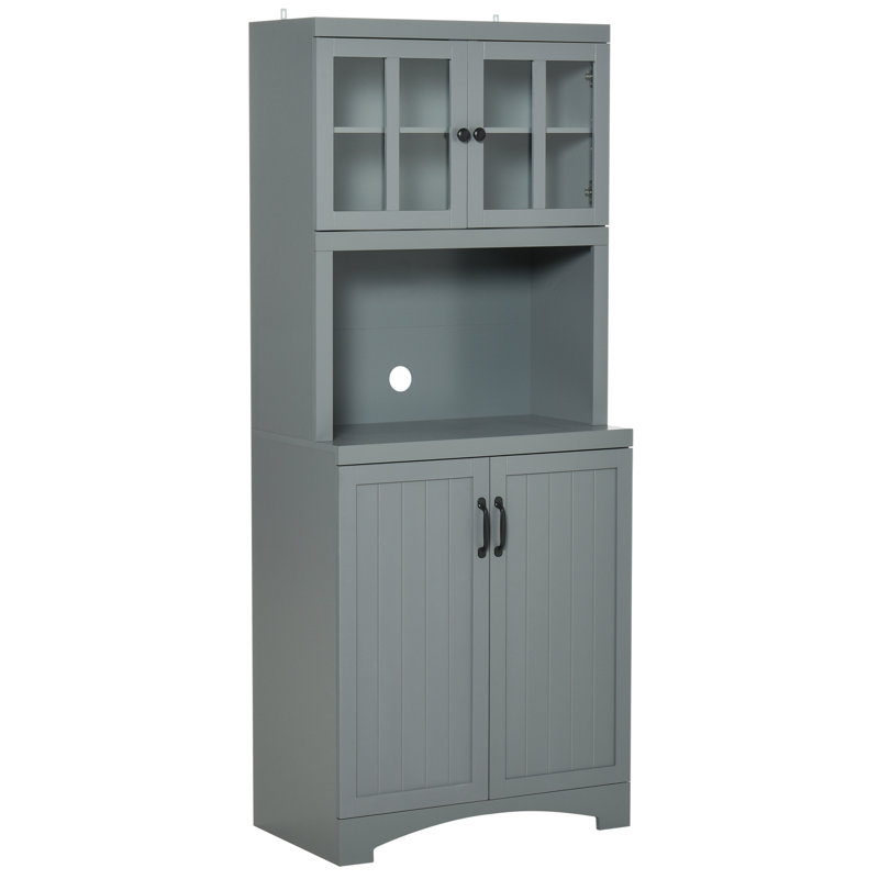 Deaton 70'' Kitchen Pantry, Gray