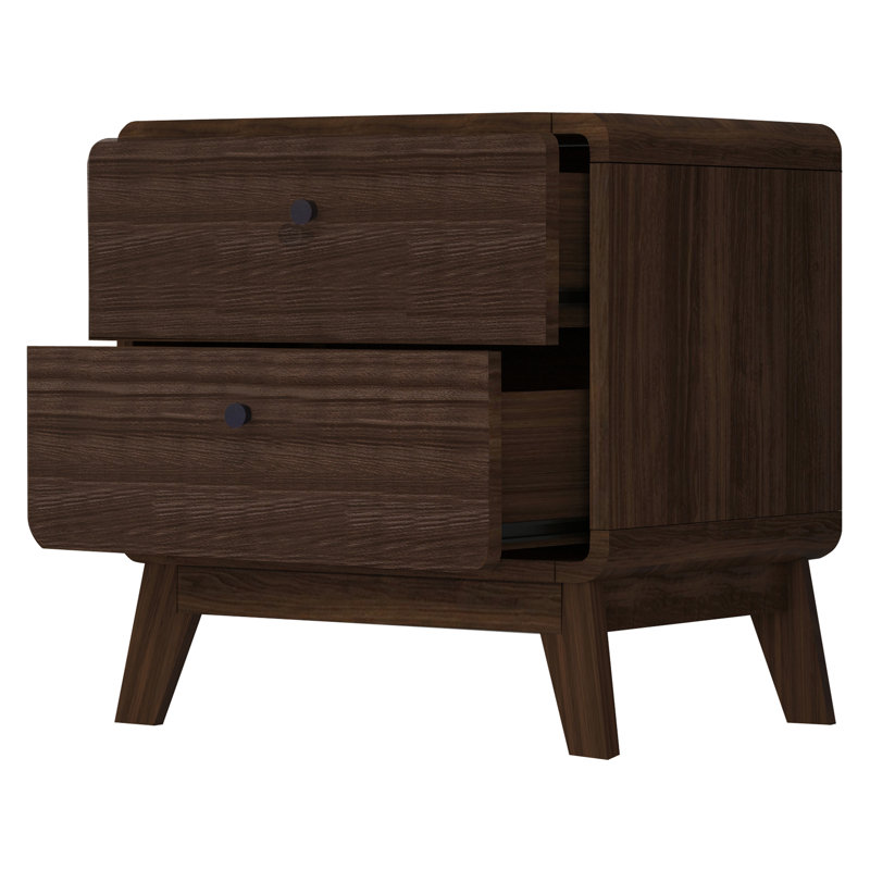 Rugeley 51cm W Particle Board / Chipboard Bedside Table