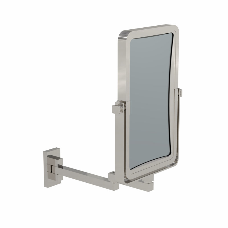 Aluminium Rectangle Mirror, Polished Nickel