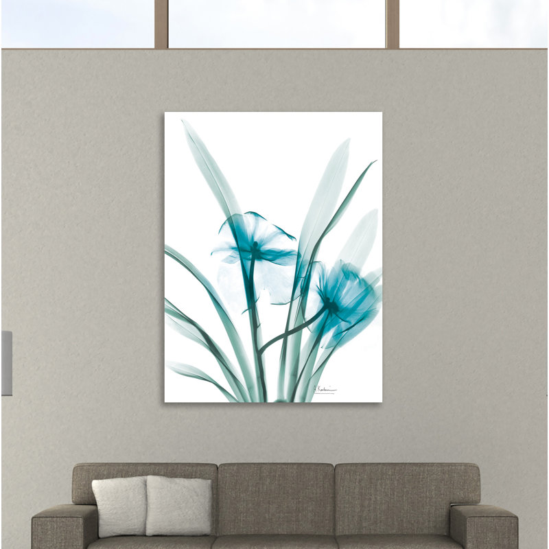 «Aqua Dedrodium Orchid», toile tendue par Albert Koetsier, H 20 po x l 15 po x P 1,5 po