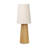 Nora Drum Table Lamp-Cream Boucle Linen