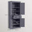 Armoire de cuisine, armoire de rangement haute autoportante, armoire de cuisine traditionnelle avec 4 portes-637059391