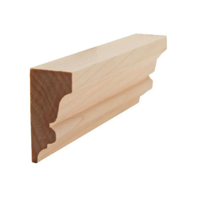 EWSC11 Solid Crown Deep Moulding. Unfinished