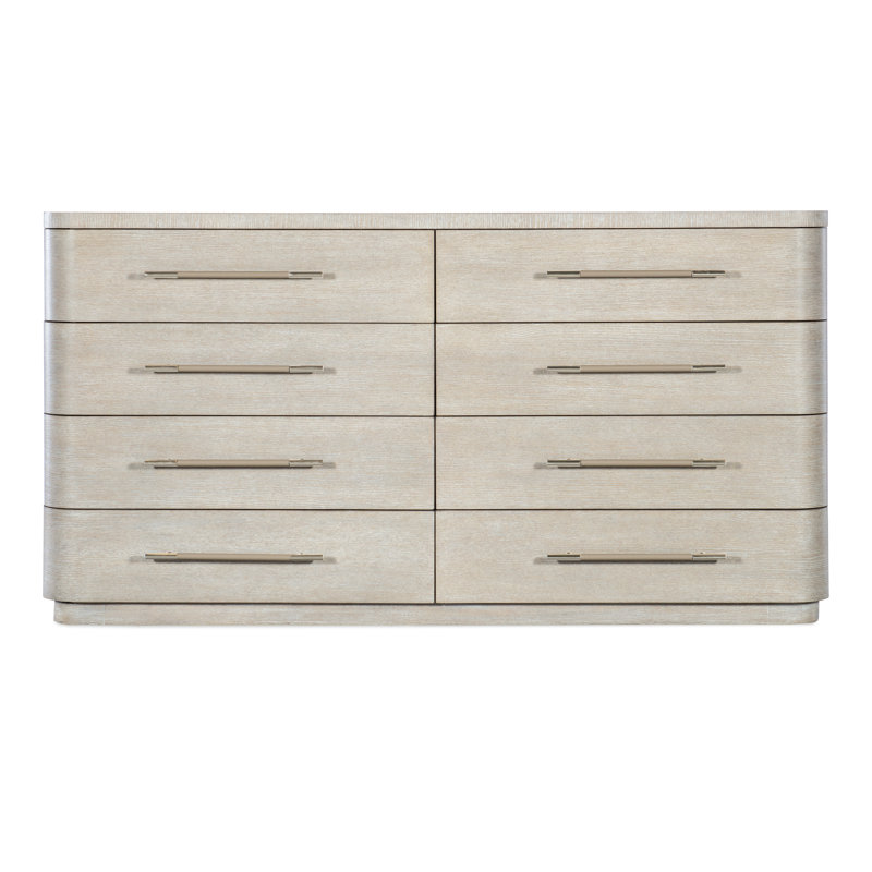 Modern Mood Dresser, Light Wood/Diamond