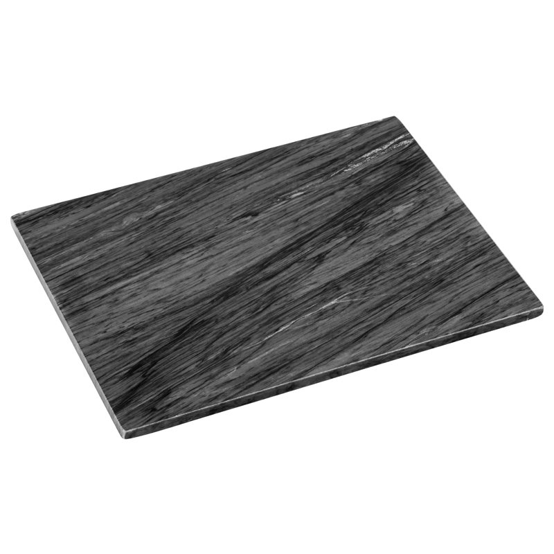 Marble Chopping Board, Black, 41 cm H x 31 cm W x 2 cm D
