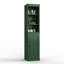 Armoire de rangement de salle de bain 100% bois massif 16,5 po avec portes solides et tablettes réglables-1393019969
