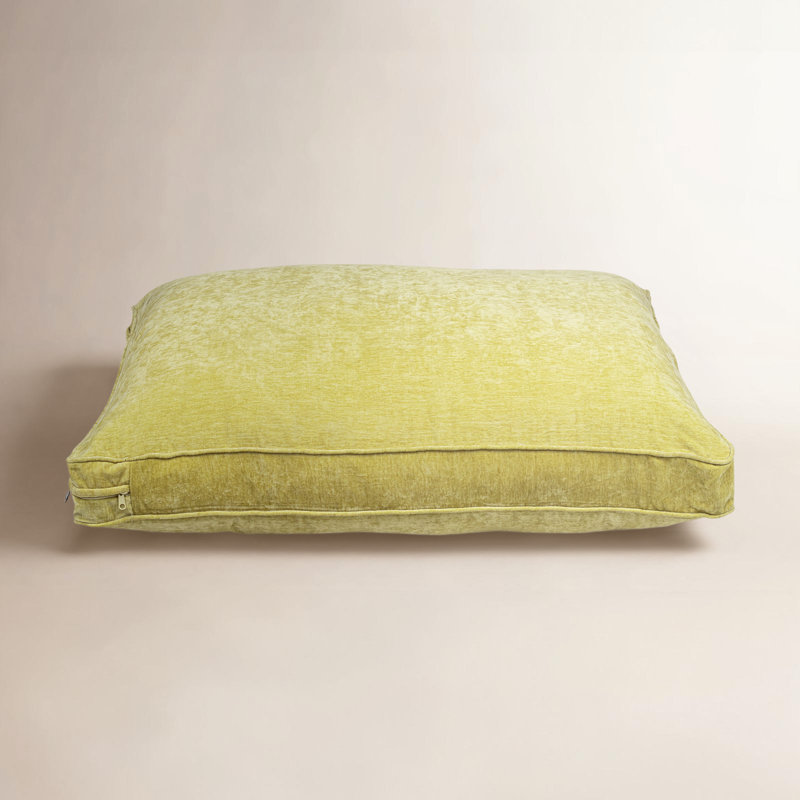 Lit pour chien Alek, Petit (26 po x 18 po x 3 po), Or jaune