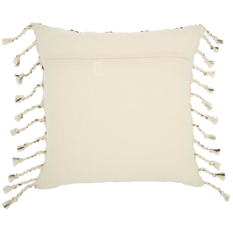 Raina Tassels Cotton Throw Pillow
