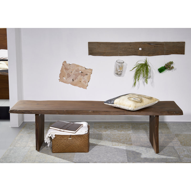 Solid Wood Bench, H45 x W38 x D180cm