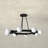 Riane 8 Light Black Ceiling Mount
