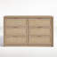 134 cm W Chest of 6 Drawers-186654548