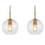 Balais 3 - Light Brass Pendant