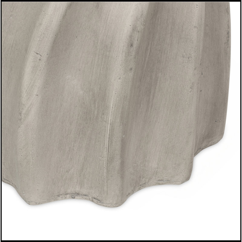 Table d'appoint de patio résistante aux intempéries CANIS, durable et élégante pour la détente et la commodité en plein air