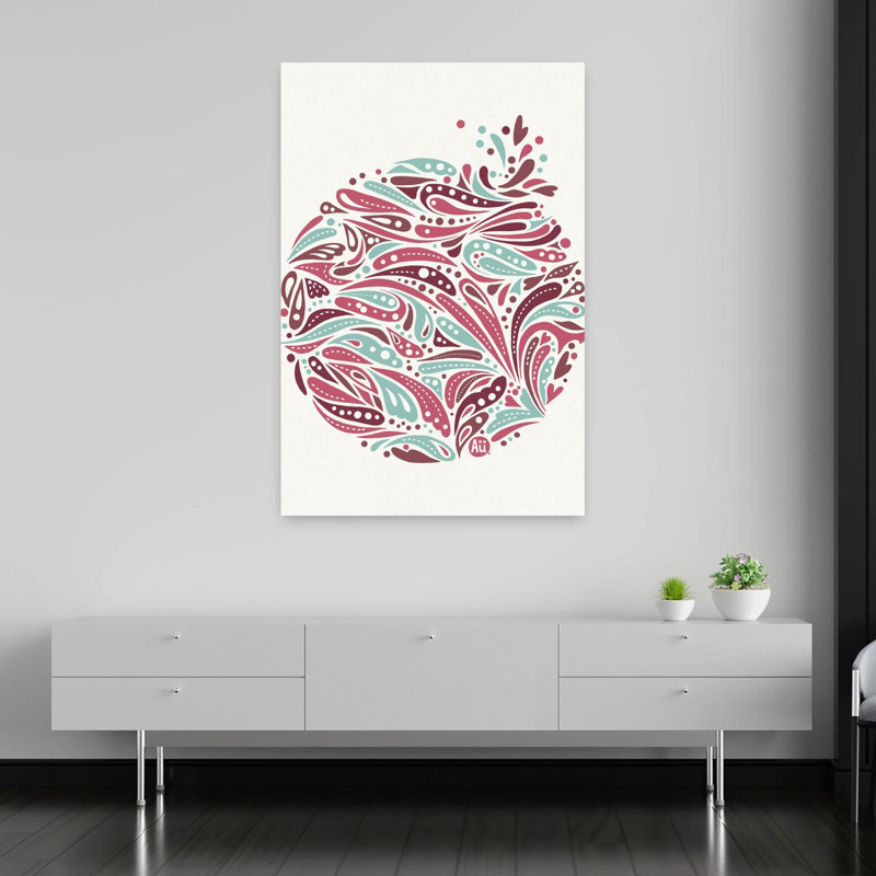 Art contemporain, art abstrait abstrait rétro, H 60 po x l 40 po