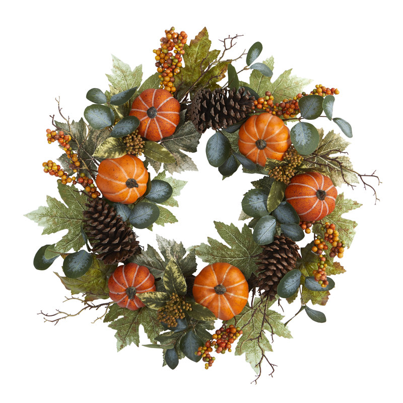 Faux Polyester 24'' Wreath