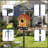 80" Heavy-Duty Adjustable Bird Feeder Pole