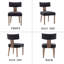 Femke Upholstered Dining Chairs Armless Chair Side Chair Solid Wood Frame-1262100484
